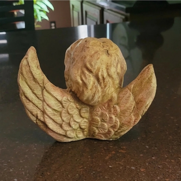 Hand Painted Angel Cherub Adorable USA - Picture 5 of 6